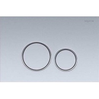 Панель смыва Aquatek Хром матовая, (005C) клавиши круглые