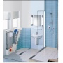 Инсталляционный комплект для унитаза GROHE Uniset для обмуровки с панелью смыва хром 38723001