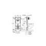 Инсталляция д/унитаза GROHE 38 722 001 RAPID SL, овал белая, с/пр