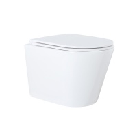 Унитаз подвесной Azario Teramo AZ-0053, безободковый, с сиденьем микролифт