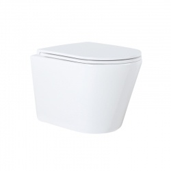 Унитаз подвесной Azario Teramo AZ-0053, безободковый, с сиденьем микролифт