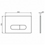 Кнопка смыва Ideal Standard Oleas R0115AA глянцевый хром