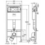 Viega 792855 Сет Инсталляция с кнопкой Visign for Style 20 Prevista Dry