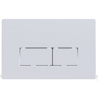 Панель смыва Azario 24.7х2.5х16 Белый, клавиши прямоугольные