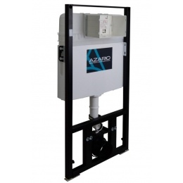 Комплект AZARIO инсталляция с панелью смыва, унитаз Teramo овальный, сидение микролифт, клавиша 0013