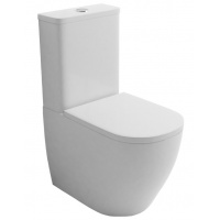 Унитаз напольный Azario Renda AZ-8693 безободковый с бачком, сиденье микролифт