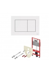 Комплект TECEbase 2.0 для установки подвесного унитаза с белой панелью смыва TECEnow 9400413