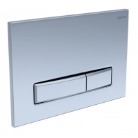Панель смыва Aquatek Slim Никель, клавиша прямоугольная