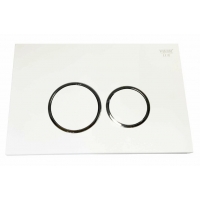 Кнопка смыва для инсталляции Vieir круглые клавиши, белый матовый