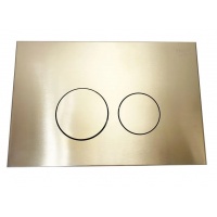 Кнопка смыва для инсталляции Vieir круглые клавиши, матовое золото