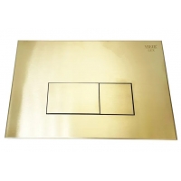 Кнопка смыва для инсталляции Vieir квадратные клавиши, матовое золото