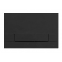 Кнопка смыва Lemark BIT для инсталляции, клавиши прямоугольные, черный матовый soft touch