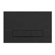 Кнопка смыва Lemark BIT для инсталляции, клавиши прямоугольные, черный матовый soft touch