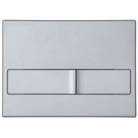 Кнопка смыва Basardo механическая, двухрежимная, матовый хром