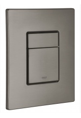 Панель смыва для унитаза GROHE Skate Cosmopolitan, 3 режима, графит матовый/сталь оружейная
