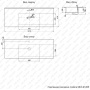 Раковина-столешница Melana MLN-E120 (9120E)