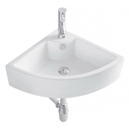Раковина Aquatek 50 AQ5166B-00 подвесная угловая, белая купить в интернет магазине Санрай73