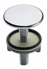 Заглушка для раковины d50 мм хром