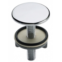 Заглушка для раковины d50 мм хром