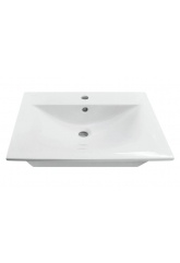 Раковина Sanita Luxe Breeze 60 белая, для тумбы Mixline Брикс 60