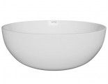 Раковина WAVE Round 405х405х140, накладная на столешницу, круглая, белая