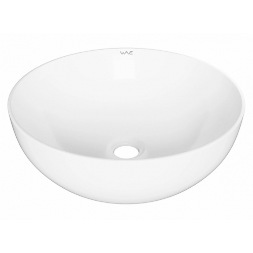 Раковина WAVE Round 405х405х140, накладная на столешницу, круглая, белая купить в интернет магазине Санрай73
