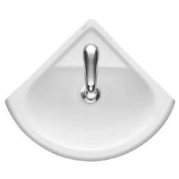 Раковина Santeri Радиан белая, угловая, подвесная, без перелива