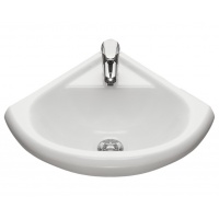 Раковина Santeri Радиан белая, угловая, подвесная, без перелива