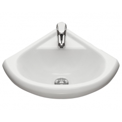 Раковина Santeri Радиан белая, угловая, подвесная, без перелива