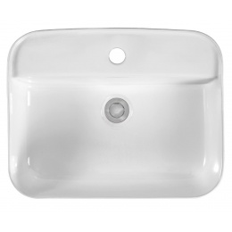 Раковина Aquatek Вега 500х395х140, накладная на столешницу, прямоугольная, белый