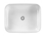 Раковина Aquatek Вега 500х390х130, накладная на столешницу, прямоугольная, белый