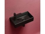 Раковина Ceramicanova Element 407х217х100 мм, правая, подвесная, прямоугольная, черный матовый
