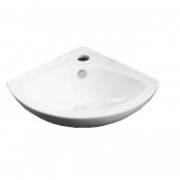 Раковина Azario 405х405х125 угловая, подвесная, белый