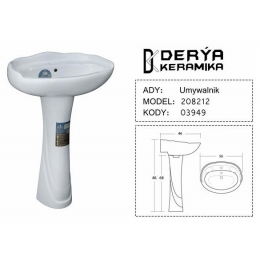 Пьедестал для умывальника Deryakeramika