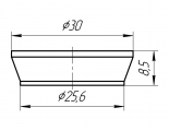 Прокладка коническая 25мм М025 АНИ Пласт