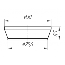 Прокладка коническая 25мм М025 АНИ Пласт