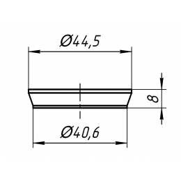 Прокладка коническая 40мм АНИ Пласт
