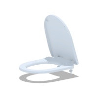Сиденье для унитаза белое Ани Пласт (пласт. креп.)