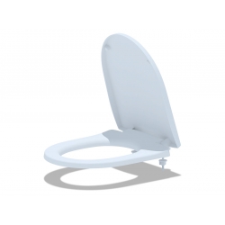 Сиденье для унитаза белое Ани Пласт (пласт. креп.)