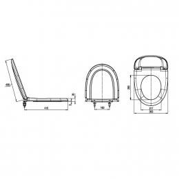 Сиденье для унитаза Вест-М ИНКОЭР