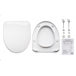 Сиденье для унитаза эконом Лада, Идеал,Виктория, Стандарт (Sanita)