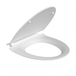 Крышка д/унитаза: PARVA slim, дюропласт, lifting, easy-off, белый (S-DS-PARVA-S-DL-m)