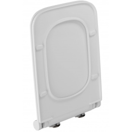 Сиденье для унитаза Wave Leon дюропласт, микролифт, белый глянец