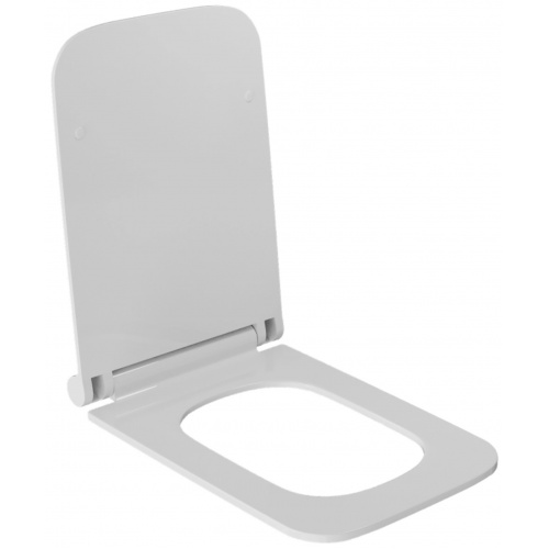 Сиденье для унитаза Wave Leon дюропласт, микролифт, белый глянец купить в интернет магазине Санрай73