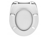 Сиденье для унитаза Wave W-SJC-4d  дюропласт, белый глянец, для Сенатор, Цезарь, Прима, Baltic