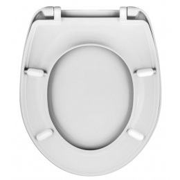 Сиденье для унитаза Wave W-SJC-4d  дюропласт, белый глянец, для Сенатор, Цезарь, Прима, Baltic