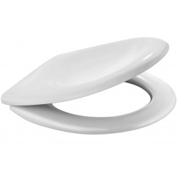 Сиденье для унитаза Wave W-SJC-4d  дюропласт, белый глянец, для Сенатор, Цезарь, Прима, Baltic