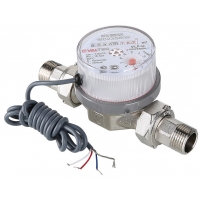 Счётчик воды Dy15мм Valtec VLF-15U-I L80мм, 1,5м3/ч, с импульсным выходом, ХВС, ГВС