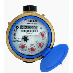 Счетчик воды мокроходный одноструйный DUX МСВ-15-110-mini + КМЧ без обратного клапана