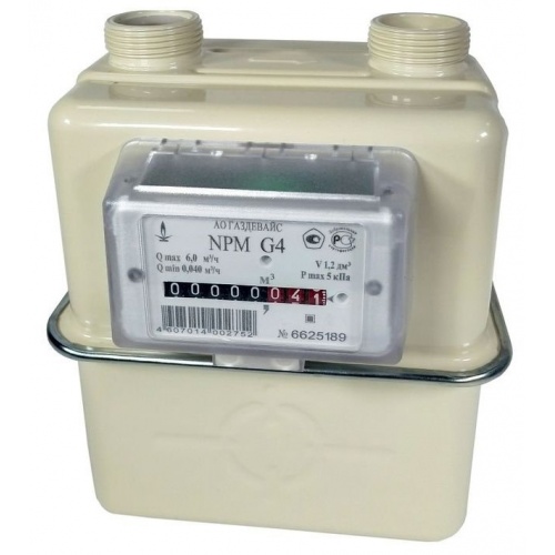 Счётчик газа M30*2 Газдевайс NPM-G 4 левый, 2026г. купить в интернет магазине Санрай73